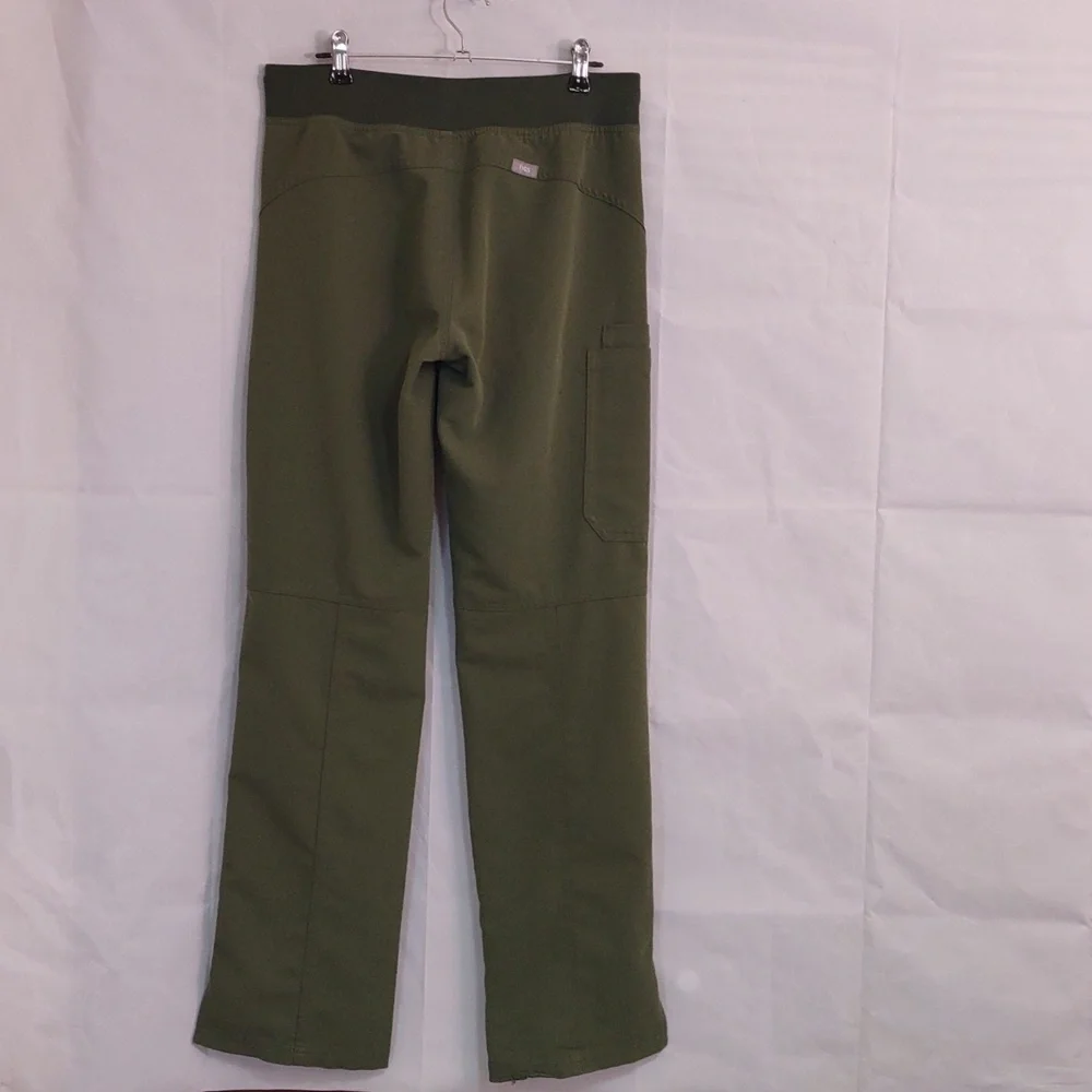 Figs Kade Cargo Scrub Pants - Dark Olive - Picture 2 of 4